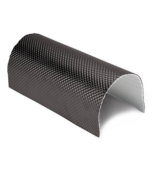 121 x 53 cm | 4 mm | Floor & Tunnel Shield II™ zelfklevend ZWART| Hittewerende mat glasvezel met stevige aluminium laag