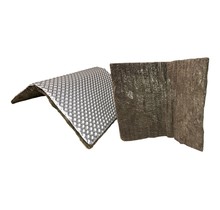30 x 53 cm | 4 mm | Titanium ARMOR | Hittewerende mat basaltvezel met stevige aluminium laagtot 950 °C