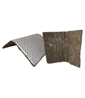30 x 53 cm  | 4 mm | Form-A-Shield™ | Hittewerende mat basaltvezel met stevige aluminium laag