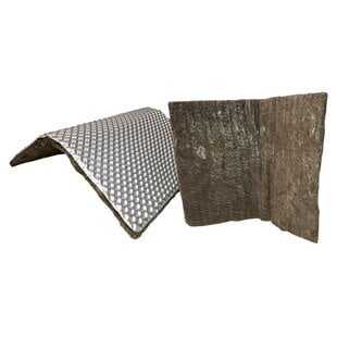 30 x 53 cm | 4 mm | Form-A-Shield™  | Heat resistant  mat  basalt fiber with a strong aluminum layer