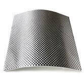25 x 25 cm | 4 mm | Floor & Tunnel Shield II™ zelfklevend | Hittewerende mat glasvezel met stevige aluminium laag