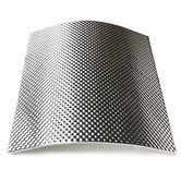 25 x 25 cm | 4 mm | ARMOR selbstklebend | Hitzebeständiges mattes Glasfaserglas mit robuster Aluminiumschicht