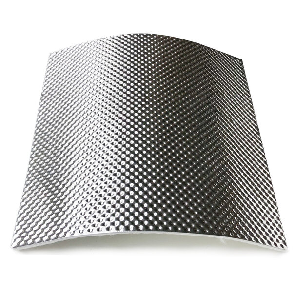 Design Engineering, Inc (DEI) 25 x 25 cm | 4 mm | Floor & Tunnel Shield II™ zelfklevend | Hittewerende mat glasvezel met stevige aluminium laag