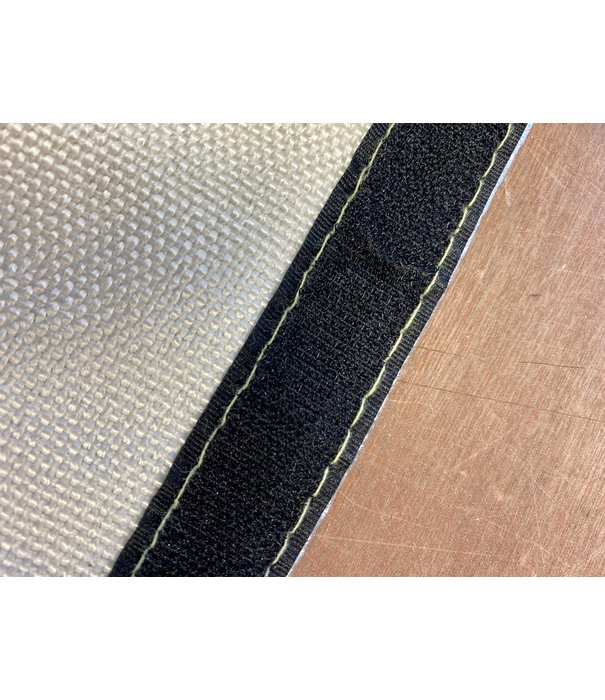 Heat Shieldings Heat reflective thermal fiberglass sleeve up to 200 °C  40 mm - Velcro closure