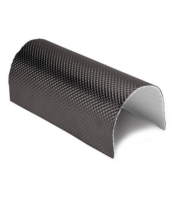 Heat Shieldings 120 x 106 cm | 4 mm | ARMOR selbstklebend SCHWARZ | Hitzebeständiges mattes Glasfaserglas mit robuster Aluminiumschicht bis 950 ° C.