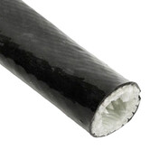 Ø 25 mm x 1m | Silicone E-Glass Fire Sleeve - Black