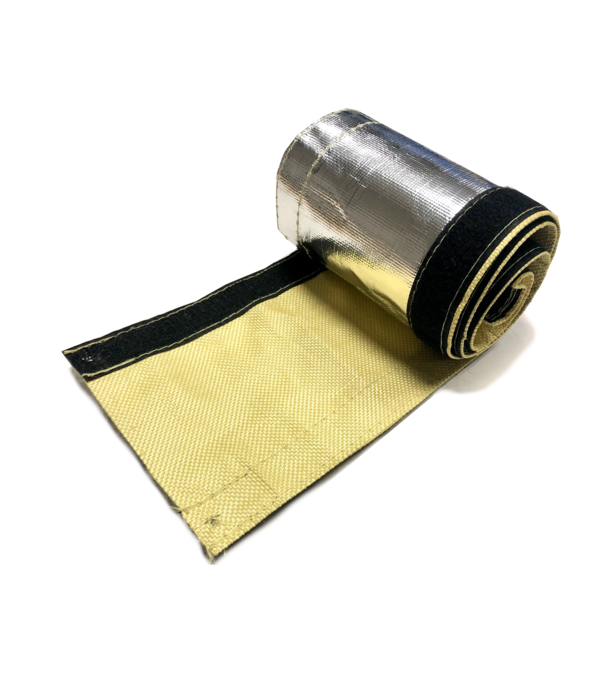 Heat Shieldings Heat Reflective Kevlar Insulation sleeve up to 600 °C  40 mm - Velcro closure