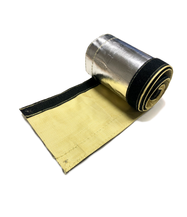 Heat Shieldings Heat Reflective Kevlar Sleeve – Ø40 mm | Hook-and-Loop Closure | 1 Meter