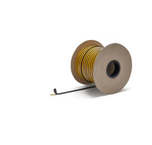 10mm x 3mm x 25m  Heat-resistant seal with self-adhesive layer | Stove rope