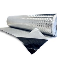 Absor-B 2 m² | 2.3 mm | Absor-B | Selbstklebende Alubutyl, Anti Dröhn Dämmmatte, Auto Dämmung