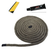 ø 6 mm 800 °C Premium Stove rope repair kit - 2.5m round stove cord