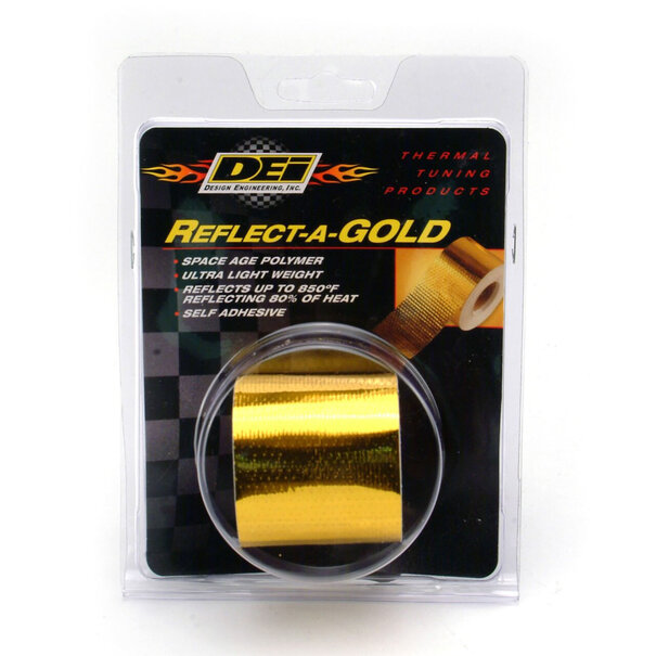 Design Engineering, Inc (DEI) DEI Reflect-A-GOLD™  3.8cm x 4.5m Hitte reflecterende tape goud