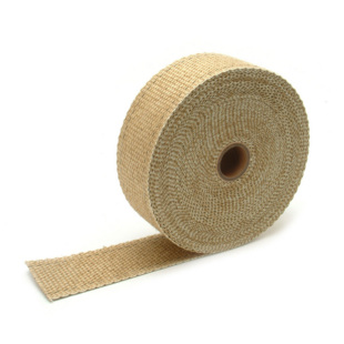 Hitzeschutzband beige Glasfaser 5cm x 15m