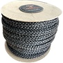 550 °C  | ø 10 mm x 20 m Heat resistant rope black | Stove rope round