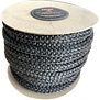 550 °C  | ø 8 mm x 25 m Heat resistant rope black | Stove rope round