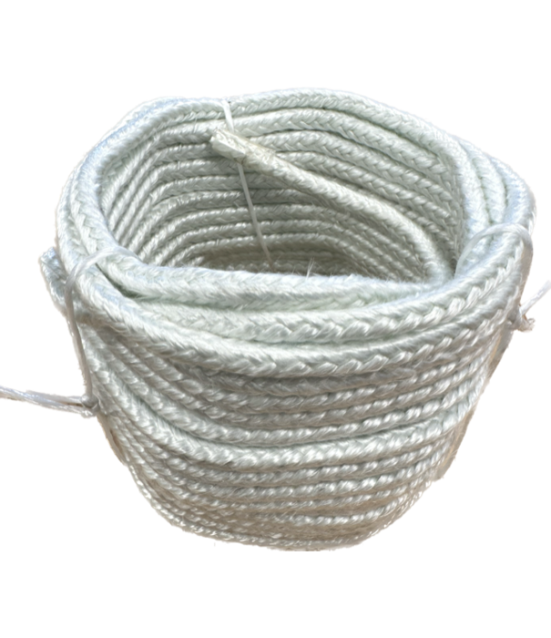 Heat Shieldings 550 °C  | 8 mm x 15 m Heat resistant rope| Stove rope square