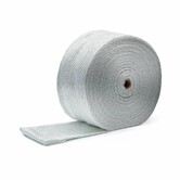 Wit glasvezel uitlaatband | 100 x 2mm x 30m  tot 550 °C