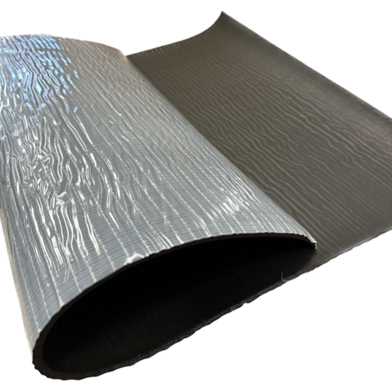 Schalldämmende Baumwolle aus Aluminiumfolie, selbstklebendes,  geschlossenzelliges Material, schalldämmendes Auto mit  Aluminiumfolien-Finish, Lärm und Hitze ( Color : 5mm(thk) , Size : 1*8M  (8m²) ) : : Baumarkt