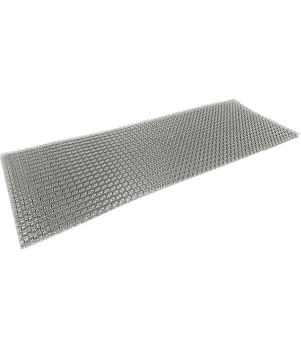 Heat Shieldings 61 x 24 cm | Double layer aluminum heat shield rolled in extra large relief