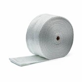 Wit glasvezel uitlaatband | 10cm x 25m x 6mm tot 550 °C