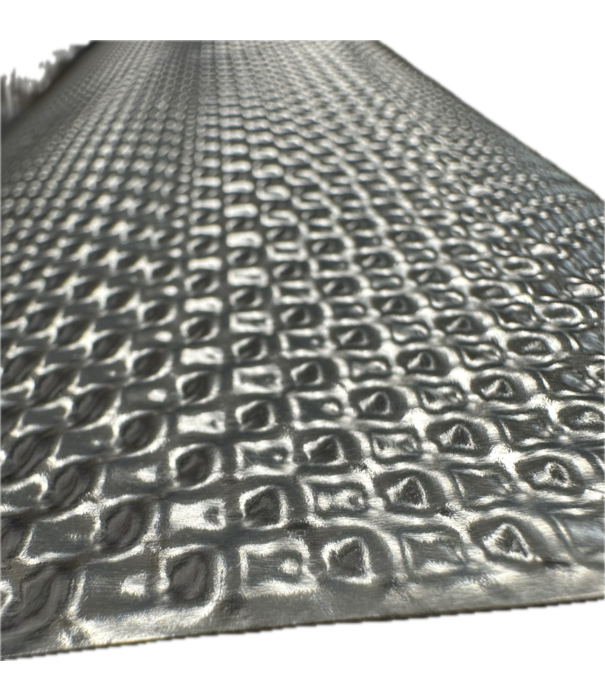 Heat Shieldings 60 x 50 cm x 0,2 mm | Einlagiges hitzeschutzblech aus geprägtem Aluminium