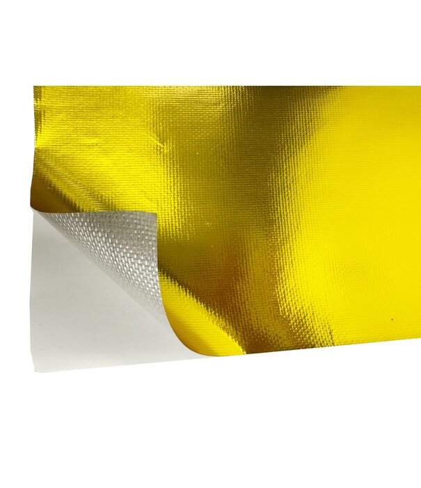 Heat Shieldings 100 x 50 cm | Heat Reflective Sheet Gold 400 °C