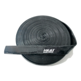 Ø  32 mm x 20 m | Hittebestendige hoes silicone 260 ºC - zwart