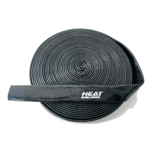 Ø  32 mm x 20 m | Hittebestendige silicone isolatiekous - zwart