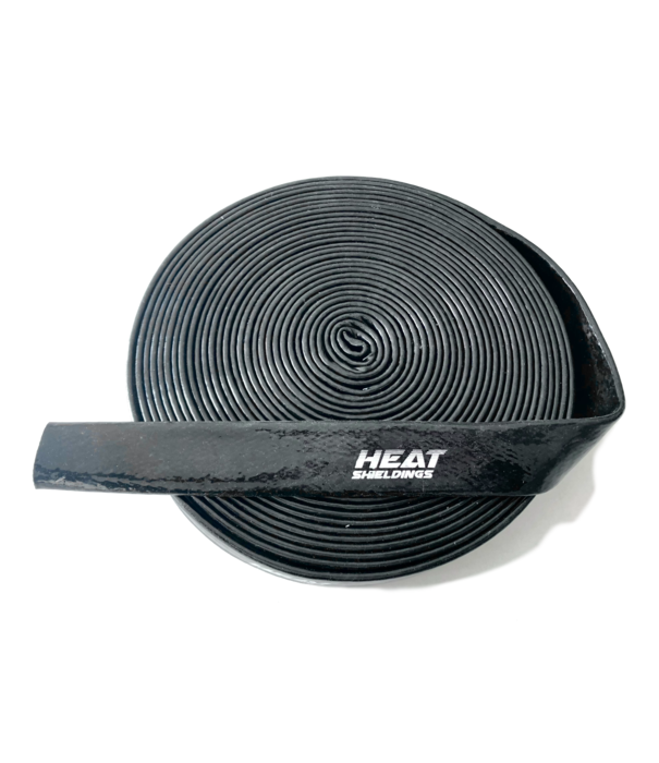 Heat Shieldings Ø  15 mm x 20 m | Silicone E Glass Fire Sleeve 260 ºC -  Black