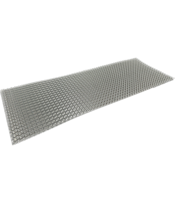 Heat Shieldings 61 x 30 cm Hittewerende en geluiddempende aluminium plaat met dubbele reliëf