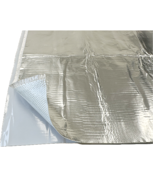 Heat Shieldings 100 x 50 cm | 0.8 mm |  Premium V2 Adhesive Backed Heat Barrier Fiberglass