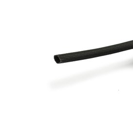 Premium Hitzebeständige Flechtschlauch Schwarz bis 550 °C - 6 mm x 2.5m