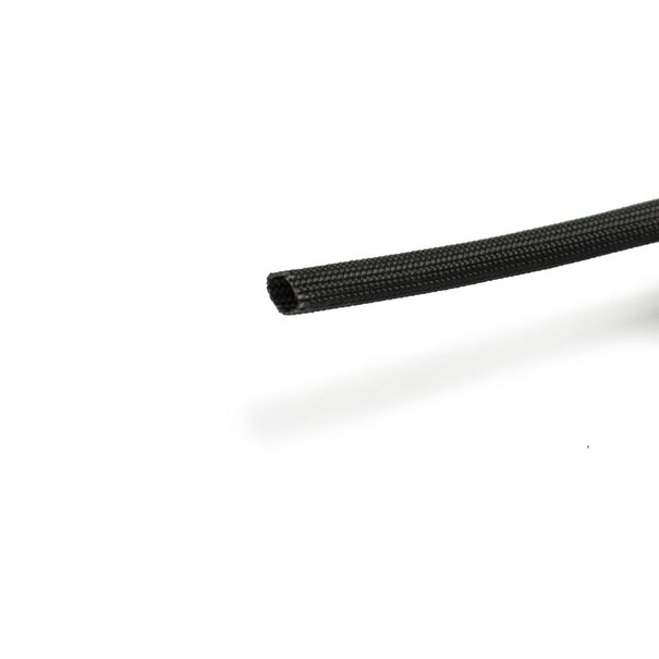 Heat Shieldings Premium Hittebestendige hoes Zwart tot 550 °C - 6 mm x 2.5m