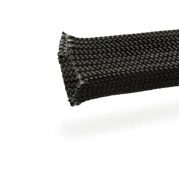 Heat Shieldings Premium Hitzebeständige Flechtschlauch Schwarz bis 550 °C - 30  mm x 2.5m
