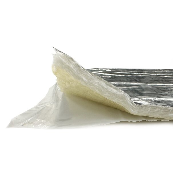 Heat Shieldings 7 mm | 100 x 50 cm | THERMO BLOCK  self-adhesive  heat-resistant fiberglass insulation mat