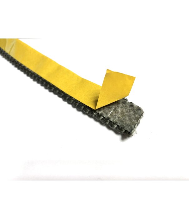 Heat Shieldings 550 °C  | 15 mm x 3 mm x 25m Hitzebeständige Versiegelung mit selbstklebender Schicht  | Ofendichtung