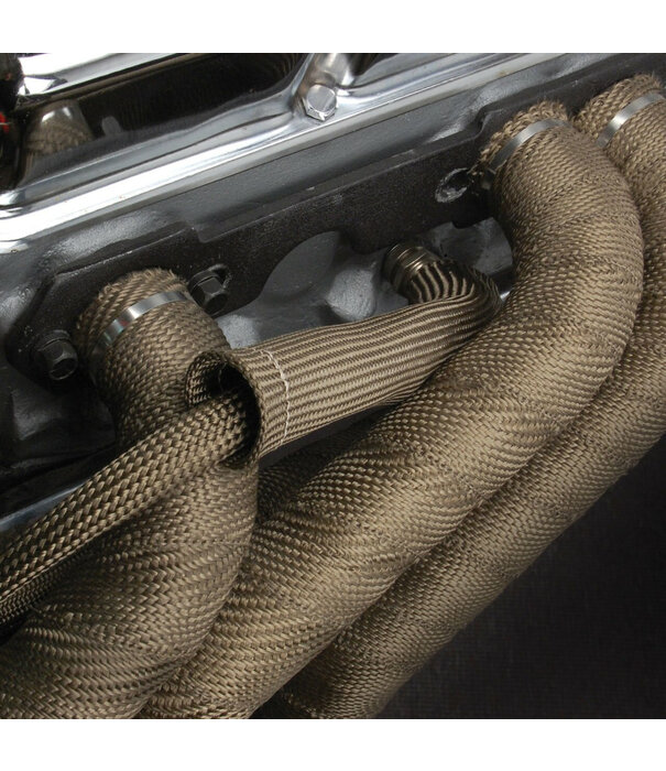 Design Engineering, Inc (DEI) 950 °C | Hitzeschutzband Basaltfaser Titanium ™  50 x 1.5mm x 10.6m