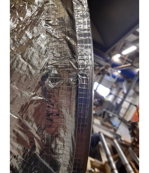 Heat Shieldings 1 x 20m  | 12 mm | THERMO BLOCK  self-adhesive  heat-resistant fiberglass insulation mat