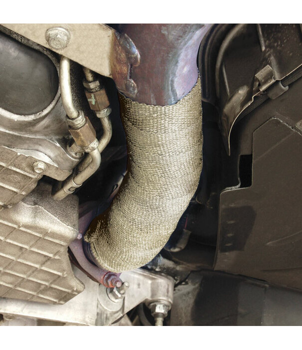 Heat Shieldings 800 °C | Exhaust wrap with vermiculite coating 50 x 3mm x 30m