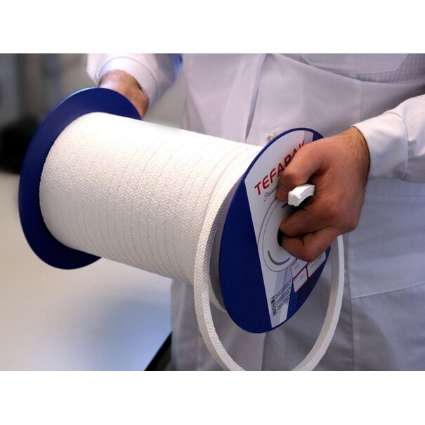 Heat Shieldings Stopbuspakking – Voedselveilige PTFE Pakking | Gland packing Tefapak PUR 200