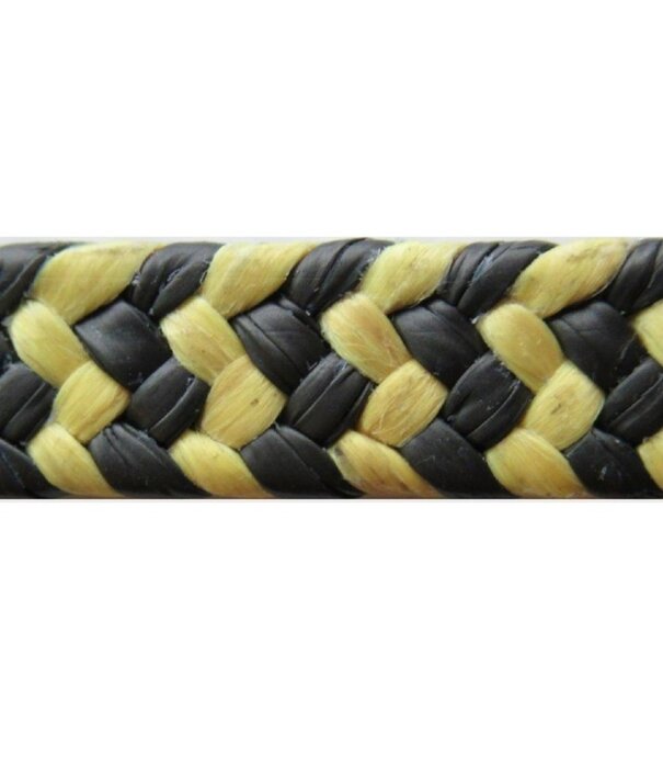 Heat Shieldings Gland packing - Zebra braid of aramid yarn and graphitized PTFE | Arampak ZG 320