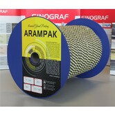 Gland packing - Zebra braid of aramid yarn and graphitized PTFE | Arampak ZG 320