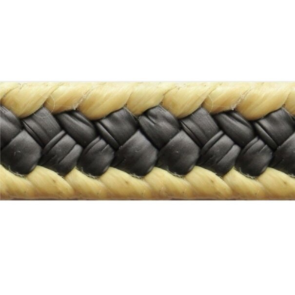 Heat Shieldings Stopfbuchspackung – Graphitisiertes PTFE mit Aramid an den Ecken | Gland packing Arampak AG 360