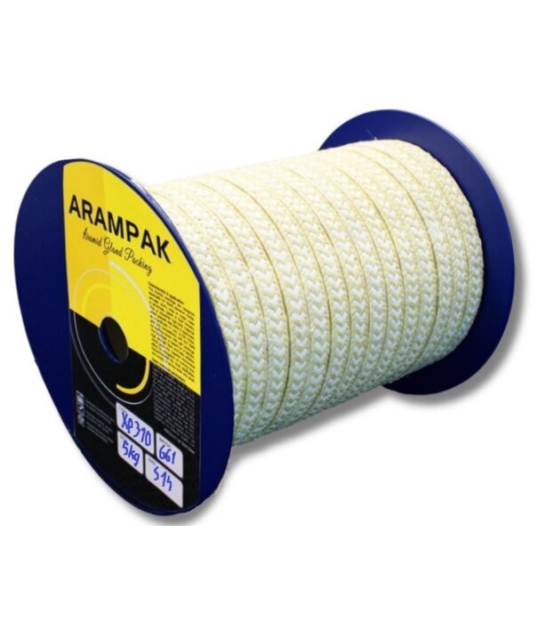Heat Shieldings Gland packing - Ladder braid of aramid yarn and expanded PTFE | Arampak XP 310