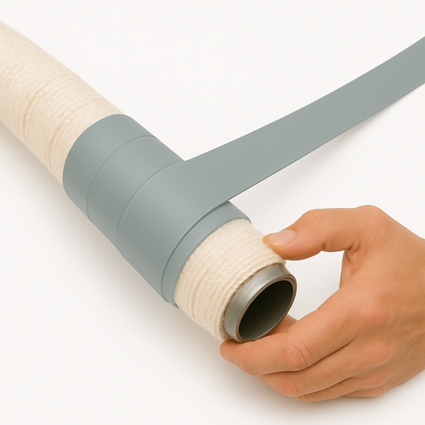 Heat Shieldings Grijs zelfvulcaniserend siliconen tape - 75 mm x 5 m - Vloeistofdichte beschermlaag