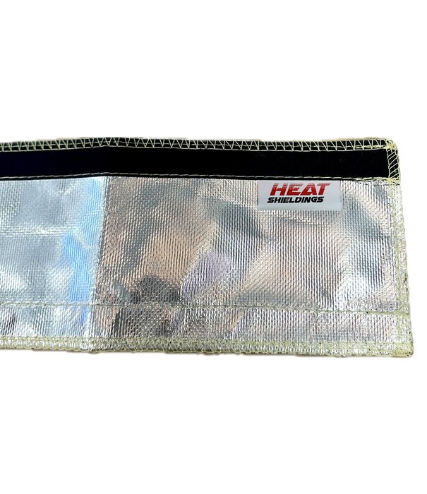 Heat Shieldings Hitzereflektierende Kevlar-Isolierschlauch – Ø25 mm | Klettverschluss | 1 Meter