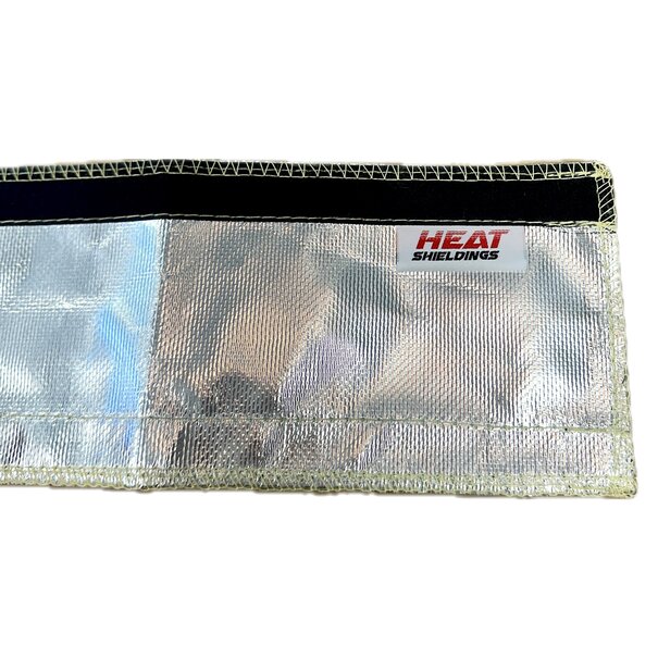 Heat Shieldings Hitzereflektierende Kevlar-Isolierschlauch – Ø 40 mm | Klettverschluss | 1 Meter
