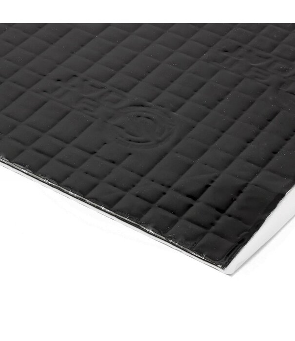 Silent Coat 3.75 m² | 2 mm zwart | Silent Coat XL pack | Zelfklevende ontdreuning  matten - 10 XL vellen