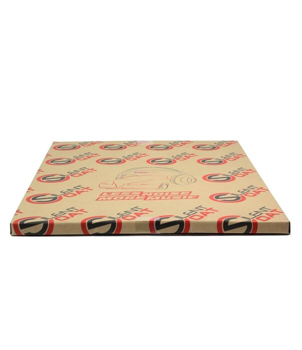 Silent Coat 3.75 m² | 2 mm zwart | Silent Coat XL pack | Zelfklevende ontdreuning  matten - 10 XL vellen
