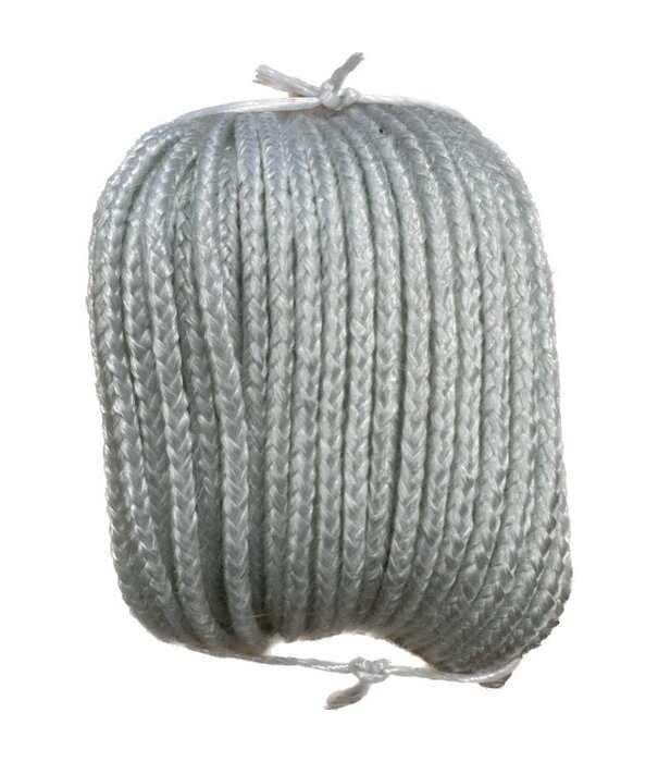 Heat Shieldings 550 °C  | 4 mm  x 30 m Hitzebeständige Schnur vierkant  | Ofendichtung